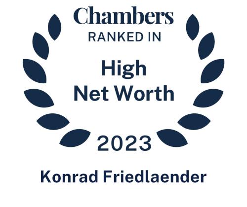 Chambers High Net Worth 2023 - Konrad Friedlaender