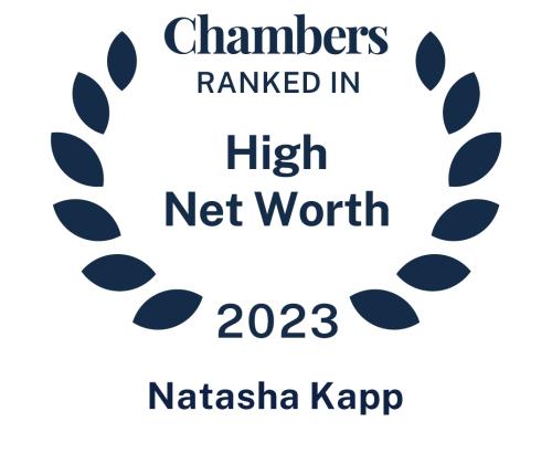 Chambers High Net Worth 2023 - Natasha Kapp