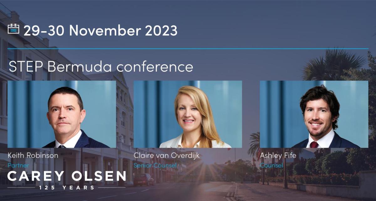 Carey Olsen sponsors STEP Bermuda 2023 Carey Olsen