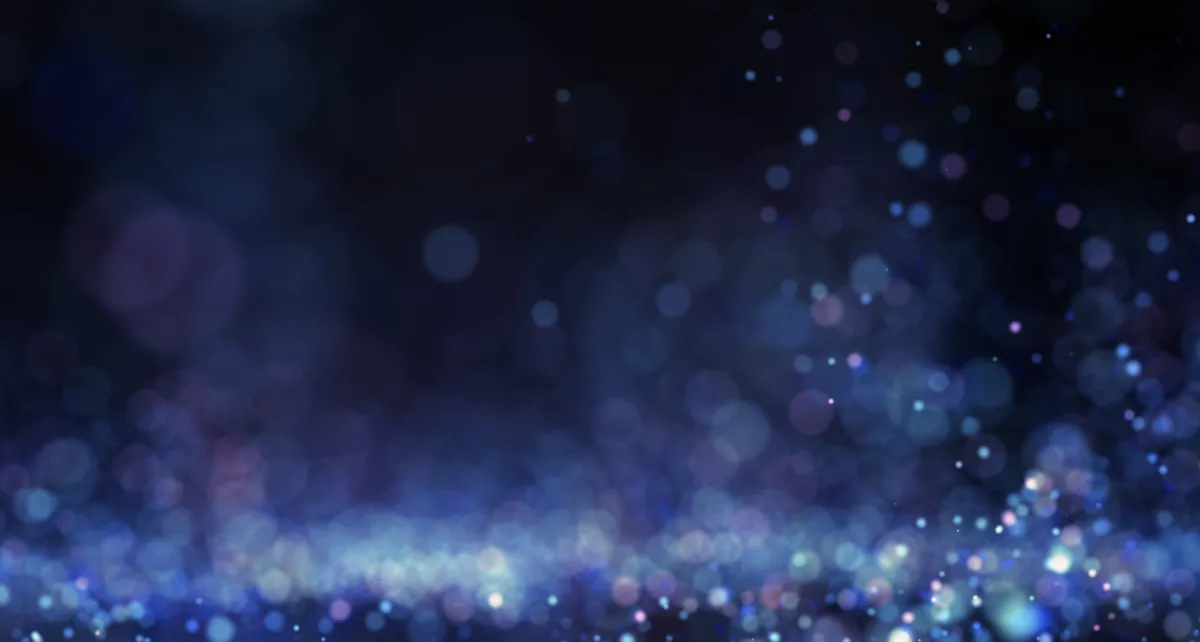 Blue glitter