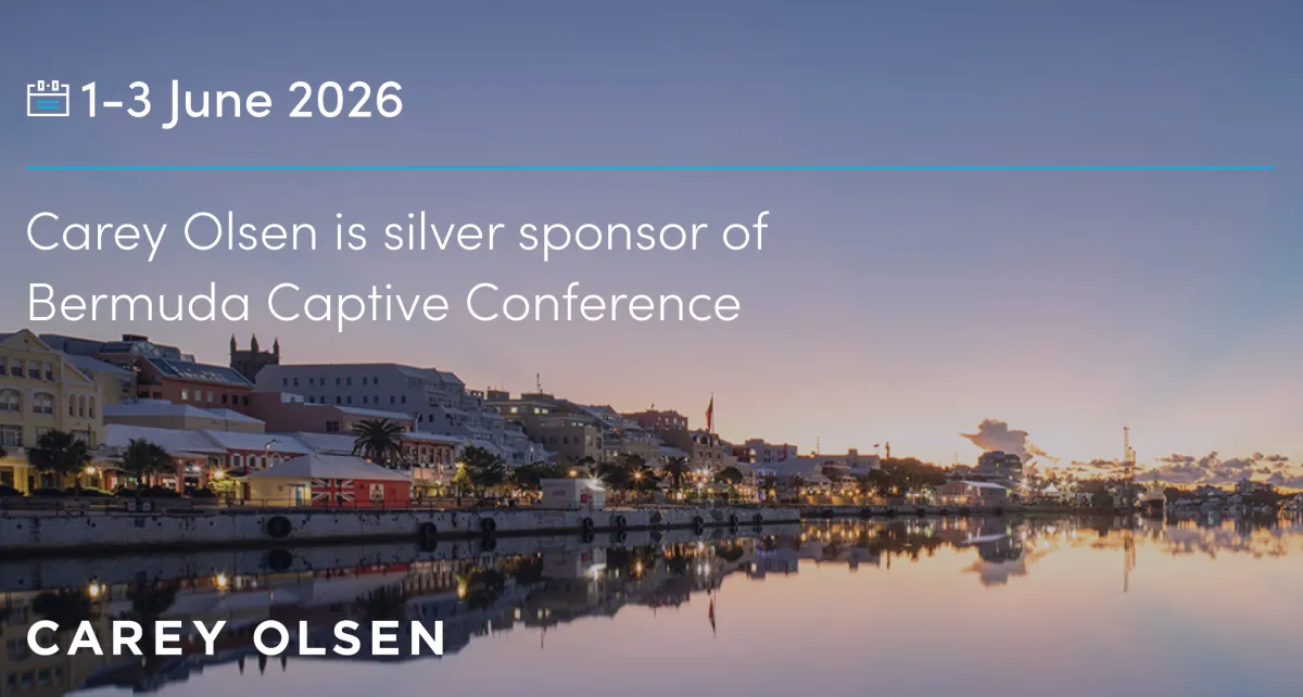 Carey Olsen is silver sponsor of Bermuda Captive Conference