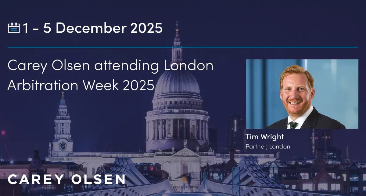 Carey Olsen attending London Arbitration Week 2025