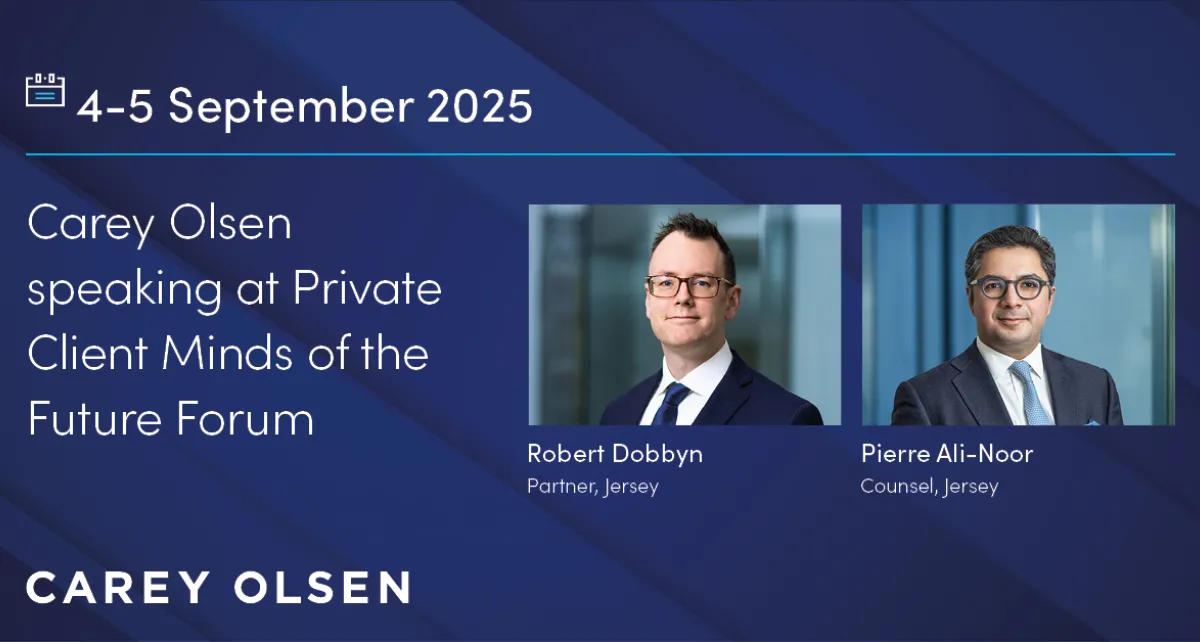 Carey Olsen speaking at Private Client Minds of the Future Forum