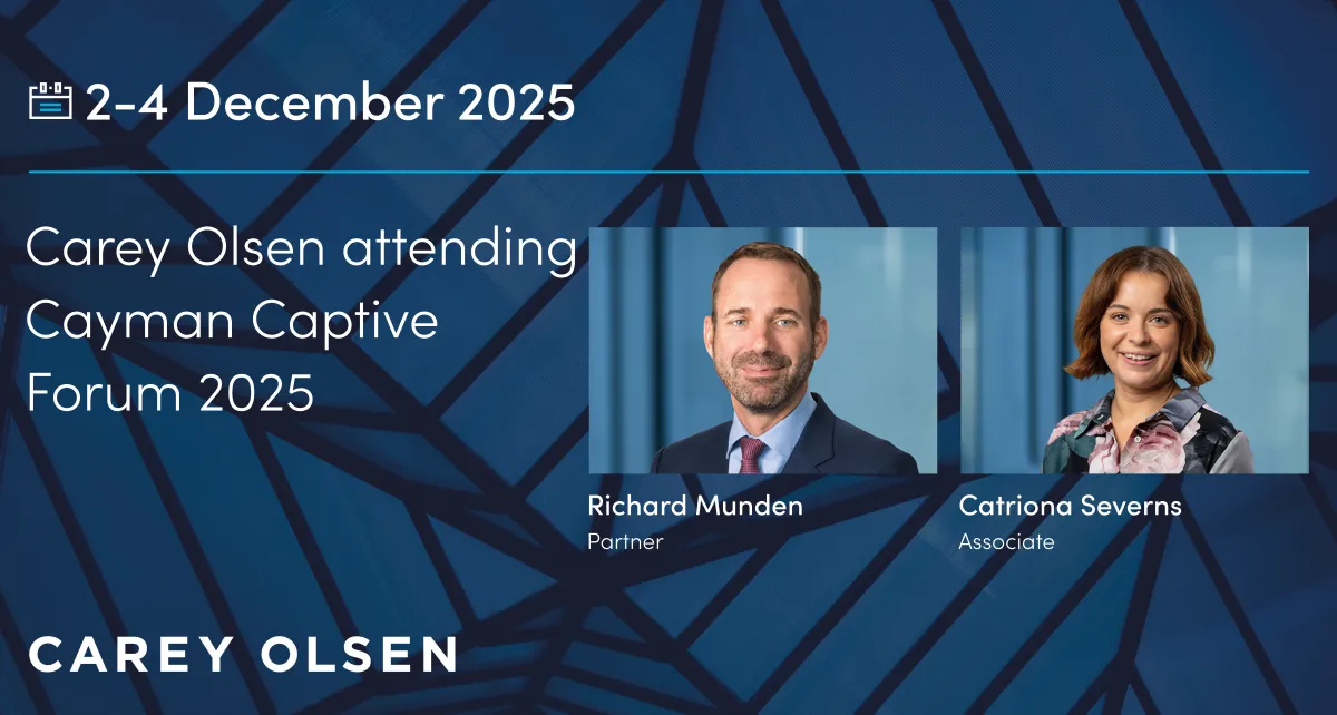 Carey Olsen attending Cayman Captive Forum 2025