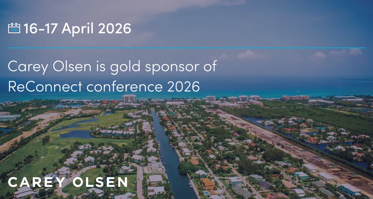 Carey Olsen is gold sponsor of ReConnect conference 2026