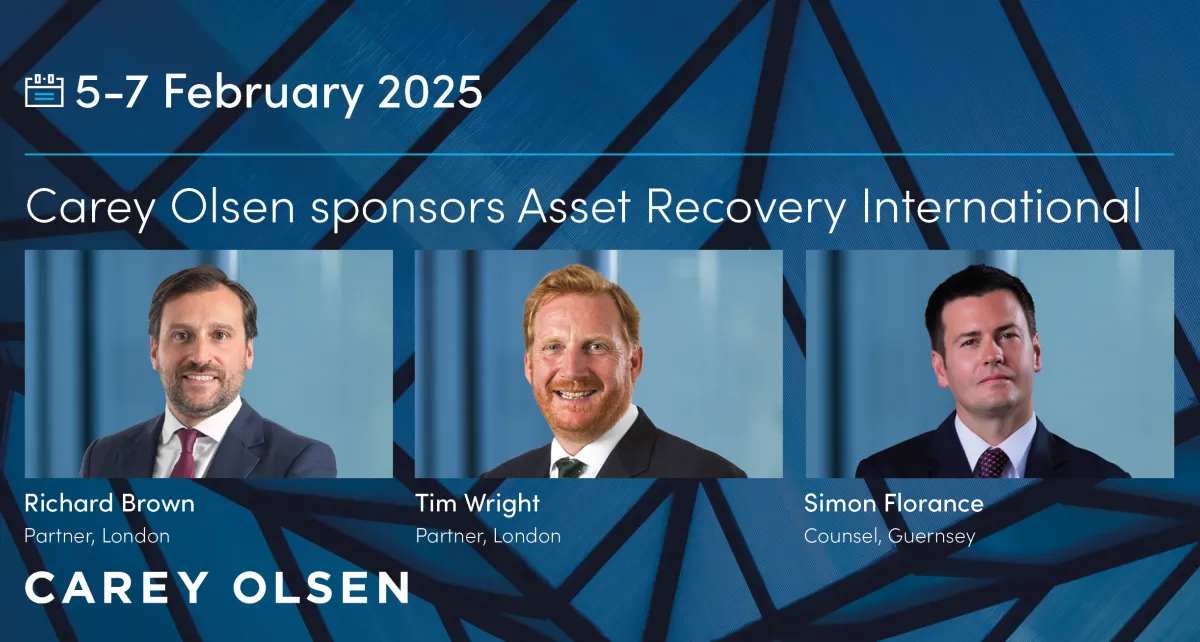 Carey Olsen sponsors Asset Recovery International
