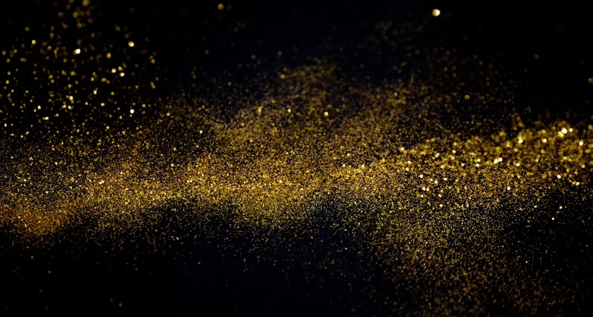gold glitter