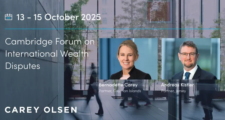 Carey Olsen attends Cambridge Forum 