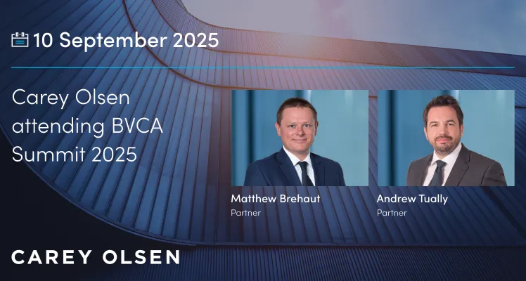 Carey Olsen attending BVCA Summit 2025