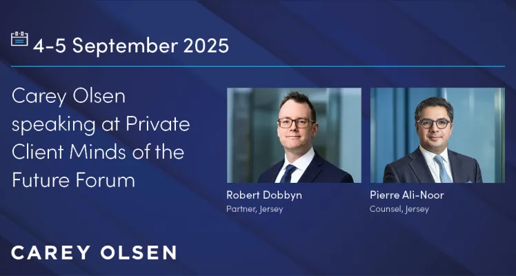 Carey Olsen speaking at Private Client Minds of the Future Forum