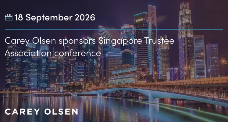 Carey Olsen sponsors Singapore Trustee Association conference