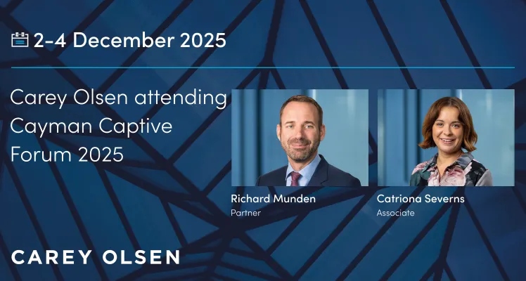 Carey Olsen attending Cayman Captive Forum 2025