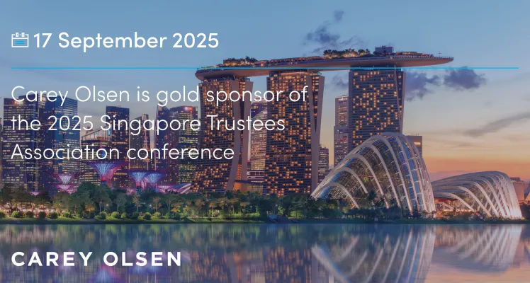 Carey Olsen is gold sponsor of the 2025 STA Conference