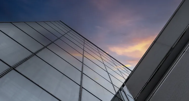 glass building