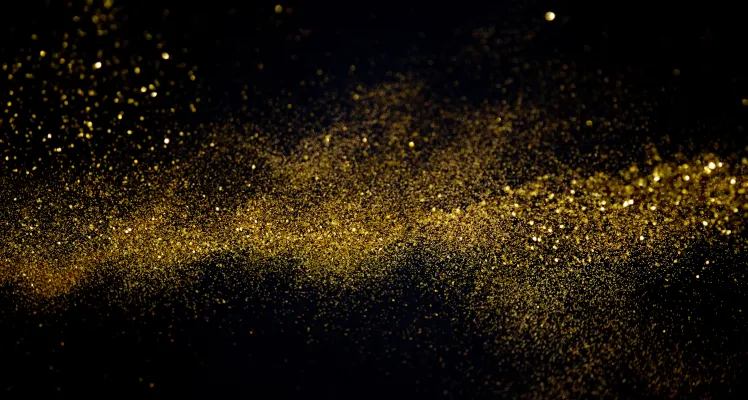 gold glitter