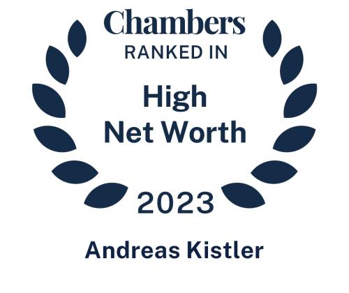 Chambers High Net Worth 2023 - Andreas Kistler