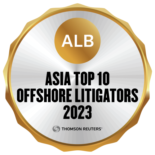 ALB Badge 2023 - Top 10 Offshore Litigators