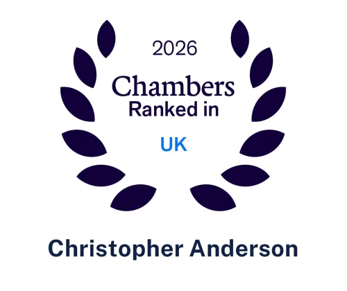 Chambers Top Ranked UK - Christopher Anderson