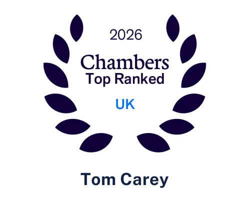 Chambers Top Ranked UK - Tom Carey