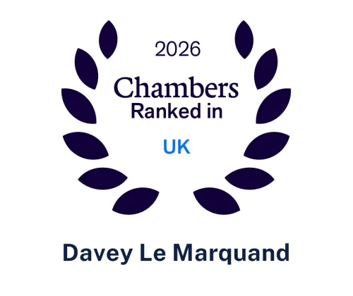 Chambers Top Ranked UK - Davey Le Marquand
