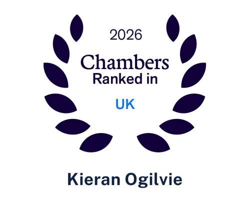 Chambers Top Ranked UK - Kieran Ogilvie