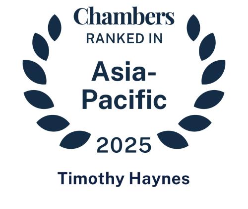 Chambers Ranked Asia-Pacific 2025